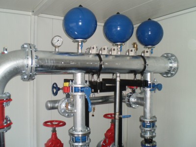 Pompownia hydrantowa  Zestawem pompowy BELFIRE.